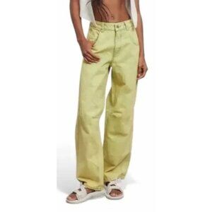 BDG Urban Outfitters High-Rise Baggy Jeans Size 29 Green Denim Wide Leg